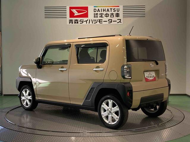 タフトGAW 前後誤発進抑制機能 車線逸脱防止 パノラマルーフ キーフリーシステム 4WD エアバック スマートキー オートマチックハイビーム ABS(青森県)の中古車
