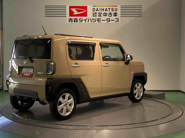 タフトGAW 前後誤発進抑制機能 車線逸脱防止 パノラマルーフ キーフリーシステム 4WD エアバック スマートキー オートマチックハイビーム ABS(青森県)の中古車