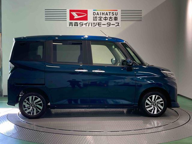 トールカスタムＧオートハイビーム　スマートキー　キーフリー　ＡＢＳ　４ＷＤ　レーンアシスト　ＴＶ　アルミホイール　衝突回避支援ブレーキ機能（青森県）の中古車