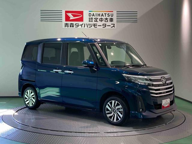 トールカスタムＧオートハイビーム　スマートキー　キーフリー　ＡＢＳ　４ＷＤ　レーンアシスト　ＴＶ　アルミホイール　衝突回避支援ブレーキ機能（青森県）の中古車