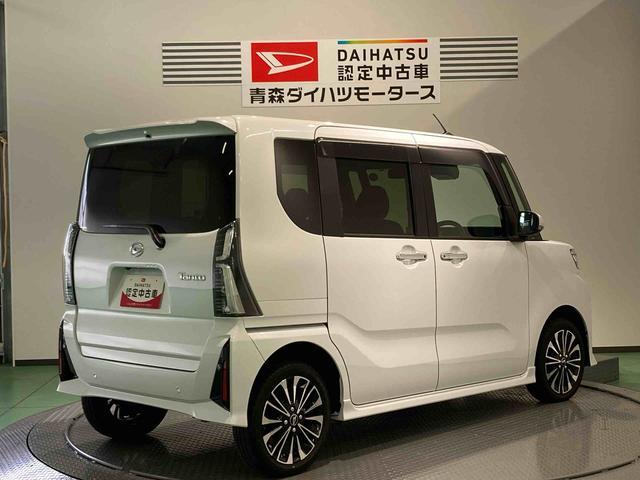 タントカスタムＲＳ下回り防錆済み　ナビ付　両側パワースライドドア　４ＷＤ　スマートキー　運転席・助手席シートヒーター　アルミ　ターボ車　キーフリー　４ＷＤ　ＡＢＳ　エアバッグ　スマートキ−（青森県）の中古車
