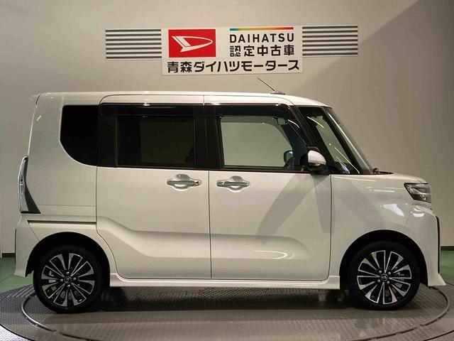 タントカスタムＲＳ下回り防錆済み　ナビ付　両側パワースライドドア　４ＷＤ　スマートキー　運転席・助手席シートヒーター　アルミ　ターボ車　キーフリー　４ＷＤ　ＡＢＳ　エアバッグ　スマートキ−（青森県）の中古車