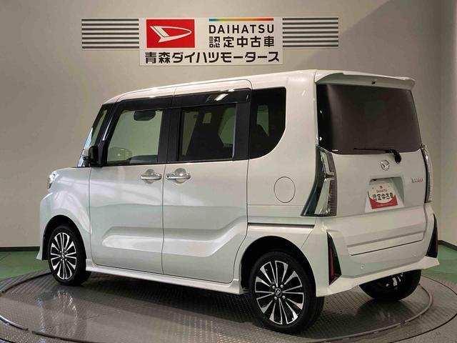 タントカスタムＲＳ下回り防錆済み　ナビ付　両側パワースライドドア　４ＷＤ　スマートキー　運転席・助手席シートヒーター　アルミ　ターボ車　キーフリー　４ＷＤ　ＡＢＳ　エアバッグ　スマートキ−（青森県）の中古車