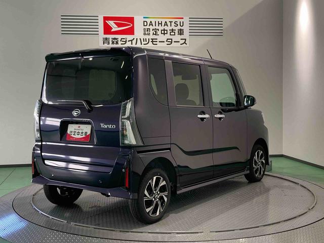 タントカスタムＸ四駆　キーフリー　ＡＢＳ　エアバッグ　アルミホイール　プッシュスタートスマートキー（青森県）の中古車