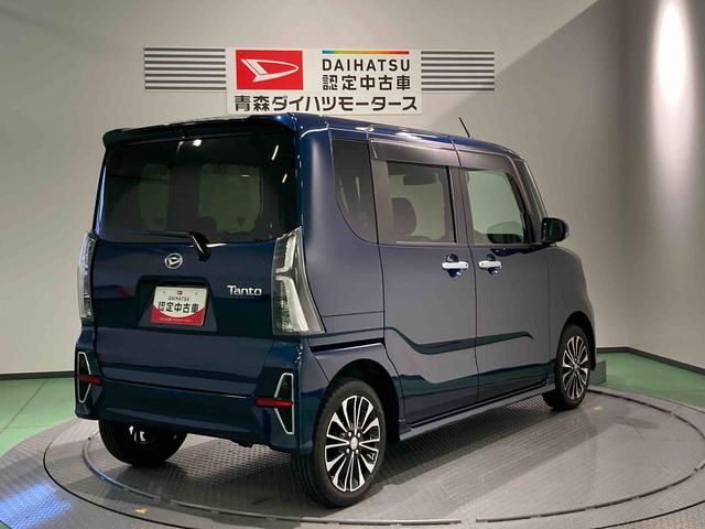 タントカスタムＲＳディスプレイオーディオ　下回り防錆済み　ターボ　４ＷＤ　ＥＴＣ　アルミ　キーフリーシステム　ＡＢＳ　スマートエントリー（青森県）の中古車