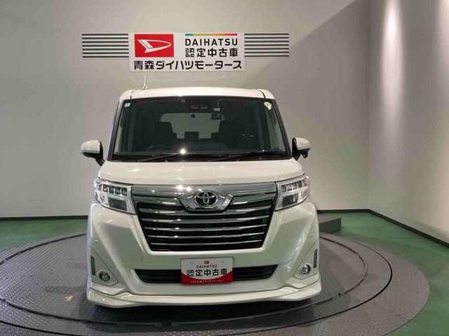 ルーミーカスタムＧナビ　ドラレコ　エンスタ　４ＷＤ　下回り防錆済み　スマートキー　アルミ　エアバッグ　ＡＢＳ（青森県）の中古車