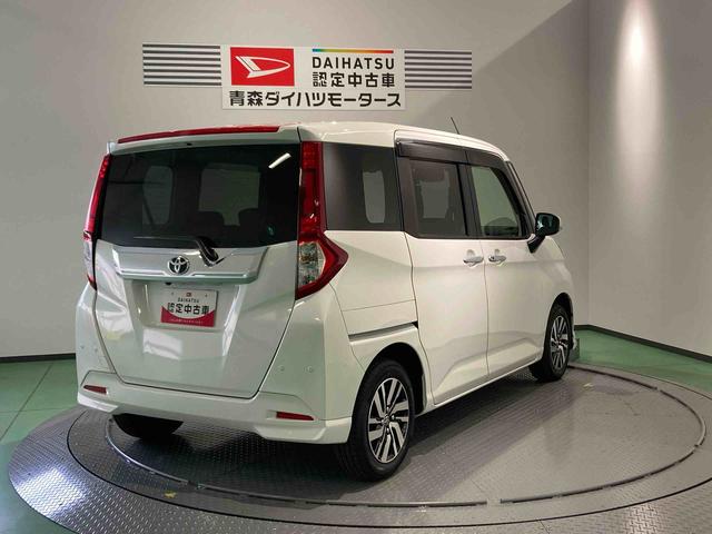 ルーミーカスタムＧナビ　ドラレコ　エンスタ　４ＷＤ　下回り防錆済み　スマートキー　アルミ　エアバッグ　ＡＢＳ（青森県）の中古車