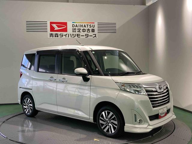 ルーミーカスタムＧナビ　ドラレコ　エンスタ　４ＷＤ　下回り防錆済み　スマートキー　アルミ　エアバッグ　ＡＢＳ（青森県）の中古車