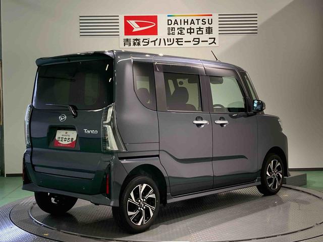 タントカスタムＸ四駆　キーフリー　ＡＢＳ　エアバッグ　アルミホイール　プッシュスタートスマートキー（青森県）の中古車