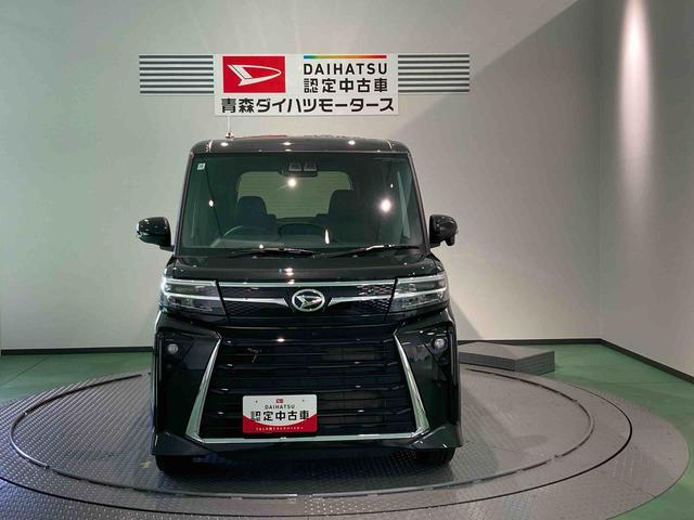 タントカスタムRS下回り防錆済み ナビ付 両側パワースライドドア 4WD スマートキー 運転席・助手席シートヒーター アルミ ターボ車 キーフリー 4WD(青森県)の中古車