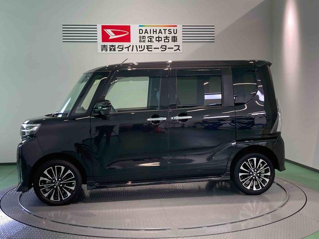 タントカスタムRS下回り防錆済み ナビ付 両側パワースライドドア 4WD スマートキー 運転席・助手席シートヒーター アルミ ターボ車 キーフリー 4WD(青森県)の中古車