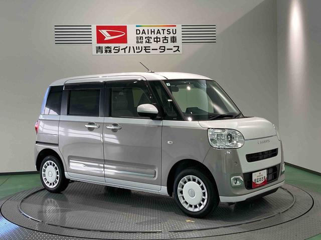 ムーヴキャンバスストライプスG下回り防錆済み 両側スライドドア キーフリー 4WD エアバッグ ABS スマキー(青森県)の中古車