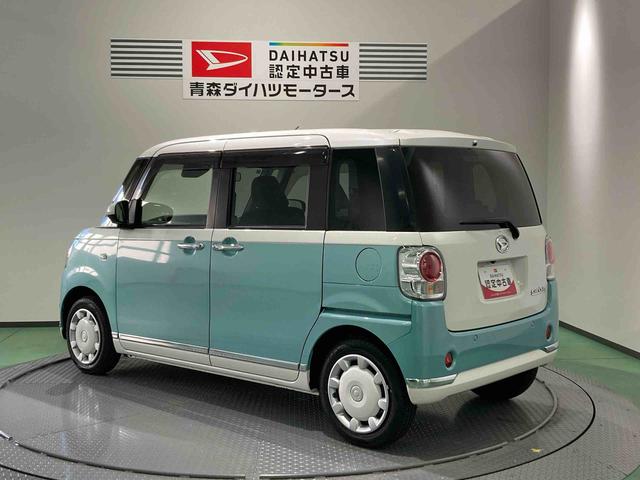 ムーヴキャンバスＧメイクアップＶＳ　ＳＡIIIナビ　運転席シートヒーター　ステアリングスイッチ　スマートキー　両側スライドドア　下回り防錆済み　４ＷＤ　キーレス（青森県）の中古車