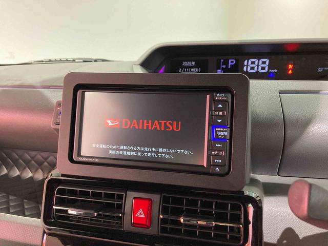 タントカスタムＸセレクションナビ　ドラレコ　エンスタ　前席シートヒーター　下回り防錆済み　両側スライドドア　アルミ　キーフリー　ＡＢＳ　スマートキー　４ＷＤ　エアバッグ（青森県）の中古車