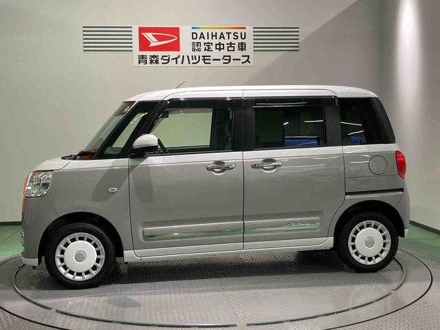 ムーヴキャンバスストライプスGターボナビ 両側スライドドア キーフリー ターボ 4WD スマートキー エアバッグ ABS(青森県)の中古車