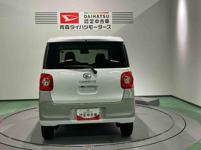 ムーヴキャンバスストライプスGターボナビ 両側スライドドア キーフリー ターボ 4WD スマートキー エアバッグ ABS(青森県)の中古車