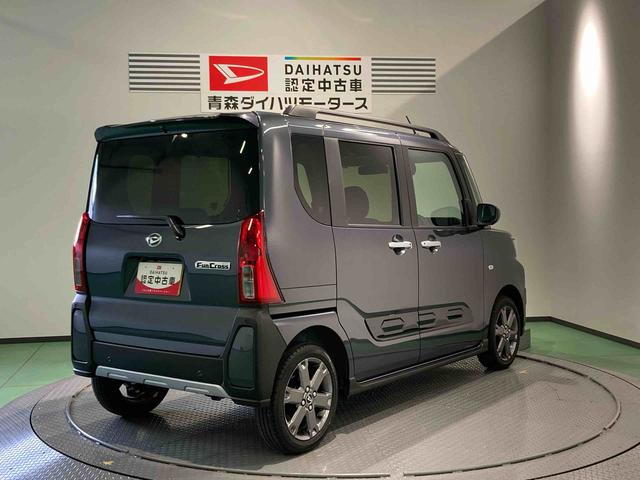 タントファンクロスターボナビ　ドラレコ　前席シートヒーター　下回り防錆済み　キーフリー　アルミ　スマートキー　ＡＢＳ　ターボ　４ＷＤ（青森県）の中古車