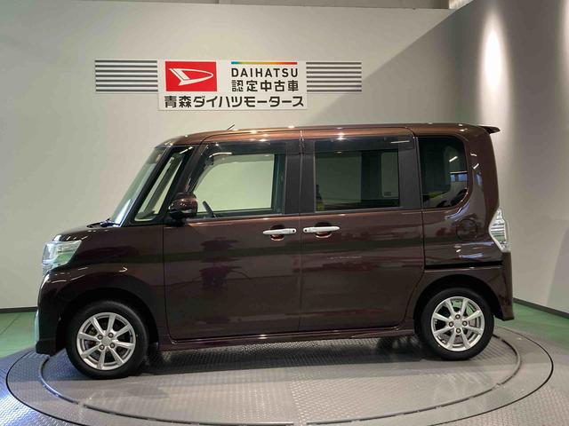 タントカスタムＸ　ＳＡIIIナビ　ドラレコ　エンスタ　下回り防錆済み　両側スライドドア　４ＷＤ　ＡＢＳ　エアバック　アルミ（青森県）の中古車