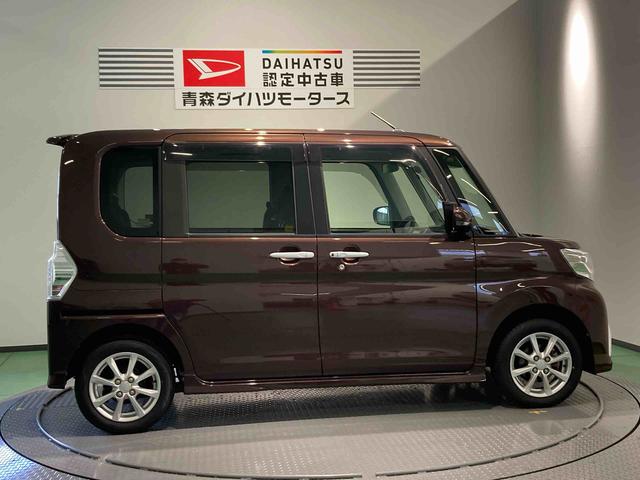 タントカスタムＸ　ＳＡIIIナビ　ドラレコ　エンスタ　下回り防錆済み　両側スライドドア　４ＷＤ　ＡＢＳ　エアバック　アルミ（青森県）の中古車