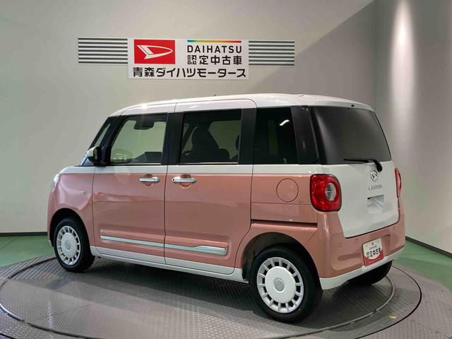 ムーヴキャンバスストライプスG下回り防錆済み 前席シートヒーター 両側スライドドア スマキー キーフリー 4WD エアバッグ ABS(青森県)の中古車