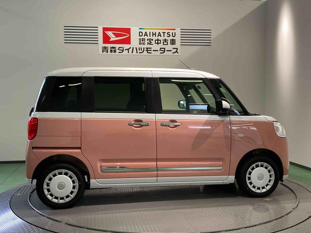 ムーヴキャンバスストライプスG下回り防錆済み 前席シートヒーター 両側スライドドア スマキー キーフリー 4WD エアバッグ ABS(青森県)の中古車