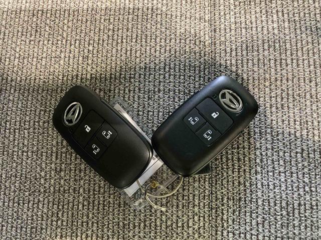 ムーヴキャンバスストライプスG下回り防錆済み 前席シートヒーター 両側スライドドア スマキー キーフリー 4WD エアバッグ ABS(青森県)の中古車