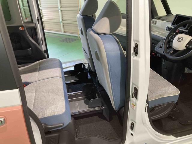 ムーヴキャンバスストライプスG下回り防錆済み 前席シートヒーター 両側スライドドア スマキー キーフリー 4WD エアバッグ ABS(青森県)の中古車