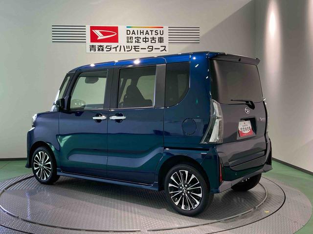 タントカスタムＲＳナビ　ＥＴＣ　前席シートヒーター　下回り防錆済み　ターボ　４ＷＤ　エアバッグ　アルミ　ＡＢＳ　キーフリー（青森県）の中古車