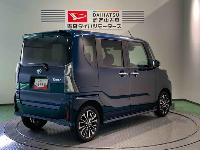 タントカスタムＲＳナビ　ＥＴＣ　前席シートヒーター　下回り防錆済み　ターボ　４ＷＤ　エアバッグ　アルミ　ＡＢＳ　キーフリー（青森県）の中古車