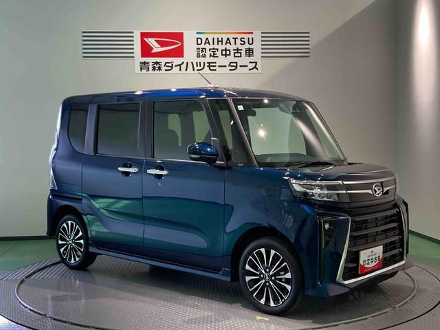 タントカスタムＲＳナビ　ＥＴＣ　前席シートヒーター　下回り防錆済み　ターボ　４ＷＤ　エアバッグ　アルミ　ＡＢＳ　キーフリー（青森県）の中古車