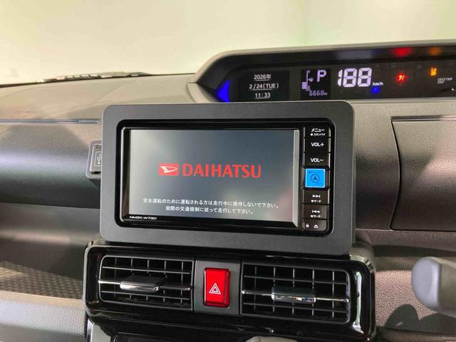 タントカスタムＲＳナビ　ＥＴＣ　前席シートヒーター　下回り防錆済み　ターボ　４ＷＤ　エアバッグ　アルミ　ＡＢＳ　キーフリー（青森県）の中古車