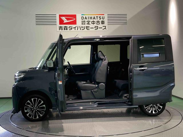 タントカスタムＲＳ下回り防錆済み　前席シートヒーター　両側スライドドア　ターボ　４ＷＤ　スマートキー　エアバッグ　アルミ　ＡＢＳ　キーフリー（青森県）の中古車