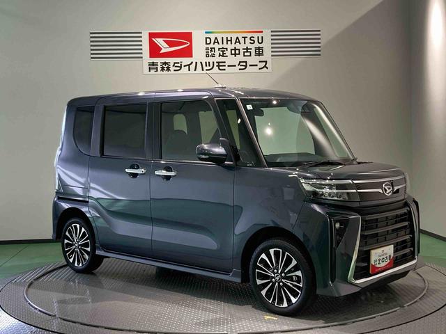 タントカスタムＲＳ下回り防錆済み　前席シートヒーター　両側スライドドア　ターボ　４ＷＤ　スマートキー　エアバッグ　アルミ　ＡＢＳ　キーフリー（青森県）の中古車