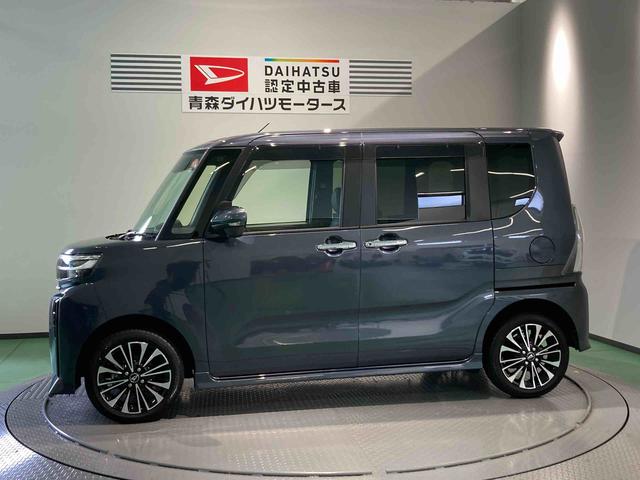 タントカスタムＲＳナビ　ドラレコ　エンスタ　ＥＴＣ　前席シートヒーター　両側スライドドア　下回り防錆済み　ターボ　４ＷＤ　スマートキー　エアバッグ　アルミ　ＡＢＳ　キーフリー（青森県）の中古車