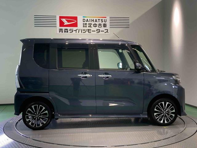 タントカスタムＲＳナビ　ドラレコ　エンスタ　ＥＴＣ　前席シートヒーター　両側スライドドア　下回り防錆済み　ターボ　４ＷＤ　スマートキー　エアバッグ　アルミ　ＡＢＳ　キーフリー（青森県）の中古車