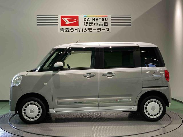 ムーヴキャンバスストライプスＧナビ　下回り防錆済み　両側スライドドア　前席シートヒーター　キーフリー　４ＷＤ　エアバッグ　ＡＢＳ（青森県）の中古車