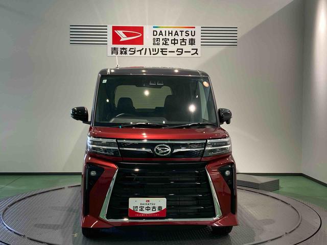 タントカスタムＲＳ下回り防錆済み　前席シートヒーター　両側スライドドア　ターボ　４ＷＤ　スマートキ−　エアバッグ　アルミ　ＡＢＳ　キーフリー（青森県）の中古車