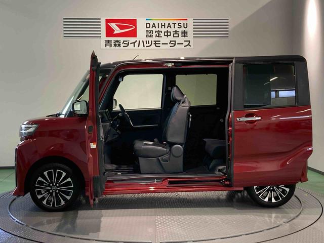 タントカスタムＲＳ下回り防錆済み　前席シートヒーター　両側スライドドア　ターボ　４ＷＤ　スマートキ−　エアバッグ　アルミ　ＡＢＳ　キーフリー（青森県）の中古車