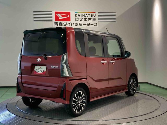 タントカスタムＲＳ下回り防錆済み　前席シートヒーター　両側スライドドア　ターボ　４ＷＤ　スマートキ−　エアバッグ　アルミ　ＡＢＳ　キーフリー（青森県）の中古車
