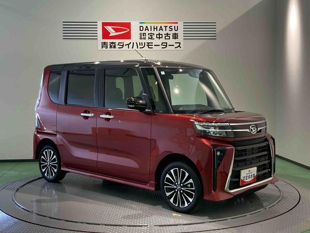 タントカスタムＲＳ下回り防錆済み　前席シートヒーター　両側スライドドア　ターボ　４ＷＤ　スマートキ−　エアバッグ　アルミ　ＡＢＳ　キーフリー（青森県）の中古車