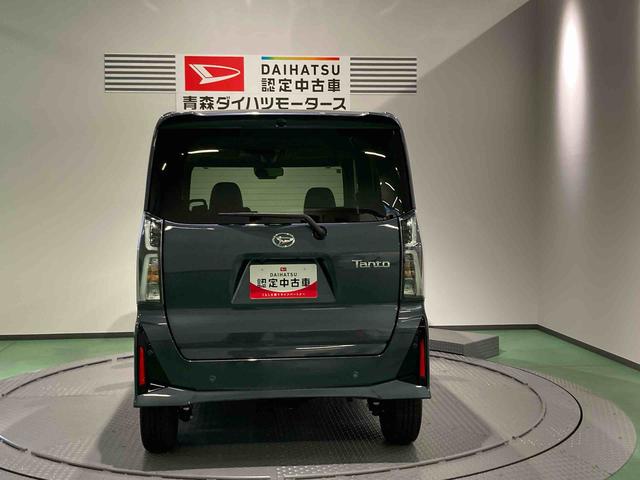 タントカスタムＲＳ下回り防錆済み　前席シートヒーター　ターボ　４ＷＤ　スマートキ−　エアバッグ　アルミ　ＡＢＳ　キーフリー（青森県）の中古車
