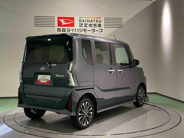 タントカスタムＲＳ下回り防錆済み　前席シートヒーター　ターボ　４ＷＤ　スマートキ−　エアバッグ　アルミ　ＡＢＳ　キーフリー（青森県）の中古車