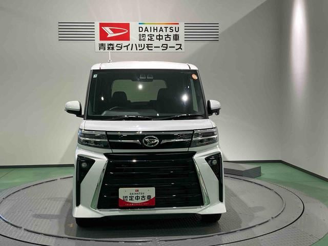 タントカスタムRSナビ 下回り防錆済み 前席シートヒーター ターボ 4WD スマートキ− エアバッグ アルミ ABS キーフリー(青森県)の中古車