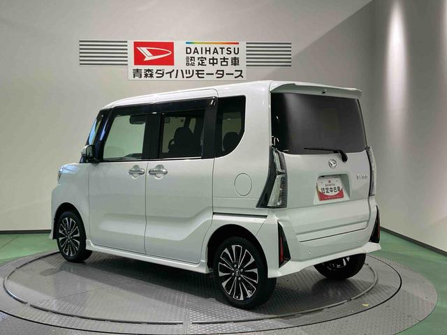 タントカスタムRSナビ 下回り防錆済み 前席シートヒーター ターボ 4WD スマートキ− エアバッグ アルミ ABS キーフリー(青森県)の中古車