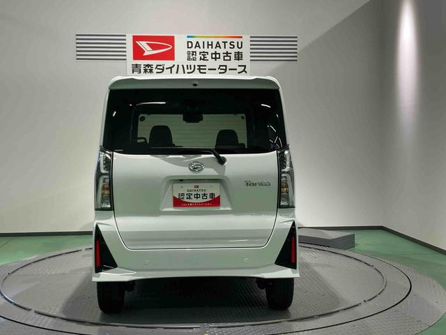 タントカスタムRSナビ 下回り防錆済み 前席シートヒーター ターボ 4WD スマートキ− エアバッグ アルミ ABS キーフリー(青森県)の中古車