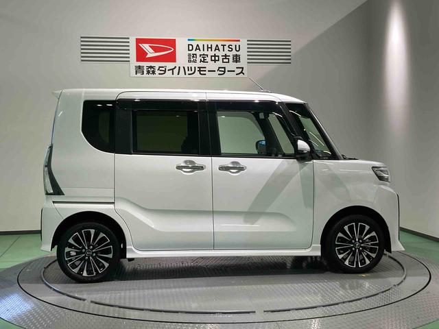 タントカスタムRSナビ 下回り防錆済み 前席シートヒーター ターボ 4WD スマートキ− エアバッグ アルミ ABS キーフリー(青森県)の中古車