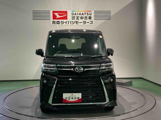 タントカスタムRSナビ 下回り防錆済み 前席シートヒーター ターボ 4WD スマートキ− エアバッグ アルミ ABS キーフリー(青森県)の中古車