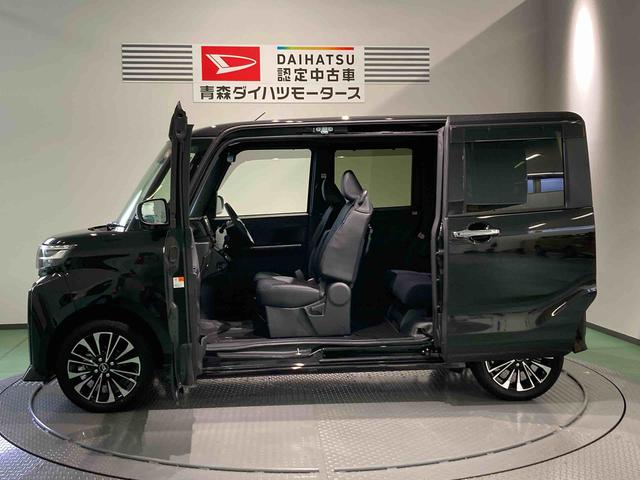 タントカスタムRSナビ 下回り防錆済み 前席シートヒーター ターボ 4WD スマートキ− エアバッグ アルミ ABS キーフリー(青森県)の中古車