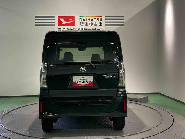 タントカスタムRSナビ 下回り防錆済み 前席シートヒーター ターボ 4WD スマートキ− エアバッグ アルミ ABS キーフリー(青森県)の中古車