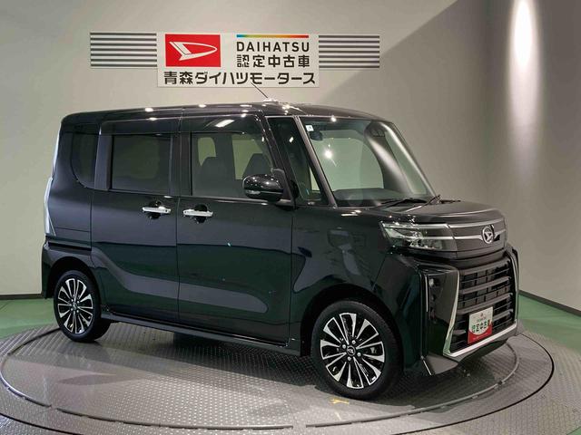 タントカスタムRSナビ 下回り防錆済み 前席シートヒーター ターボ 4WD スマートキ− エアバッグ アルミ ABS キーフリー(青森県)の中古車